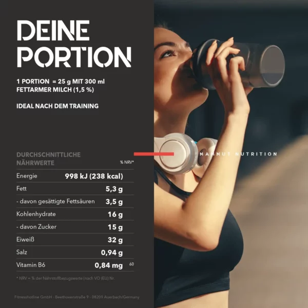 Protein Mammut Formel 90, 3000 g Dose – Bild 3