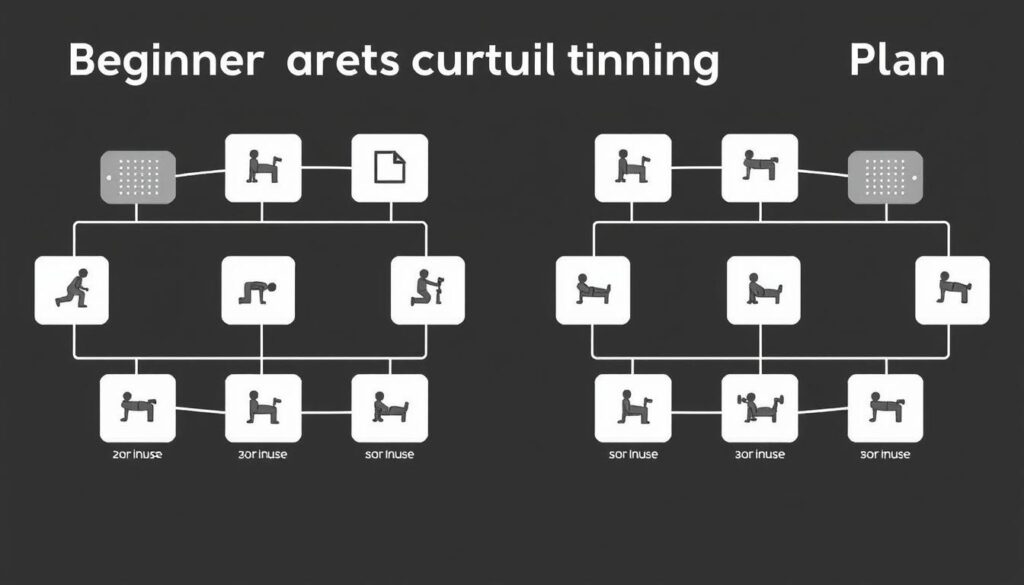 Beispielhafter Zirkeltraining Übungsplan für Einsteiger Beispielhafter Zirkeltraining Übungsplan für Einsteiger