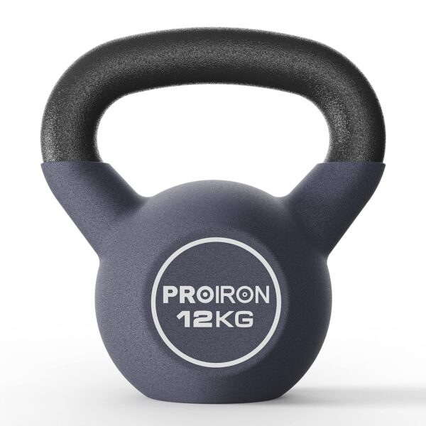 PROIRON Kettlebell, Kugelhantel mit hochwertiger Neoprene Coated, 4-16 kg | Bodenschonend | Schwunghantel Rundgewicht Neopren