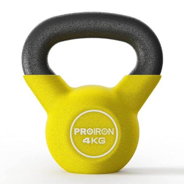 PROIRON Kettlebell, Kugelhantel mit hochwertiger Neoprene Coated, 4-16 kg | Bodenschonend | Schwunghantel Rundgewicht Neopren