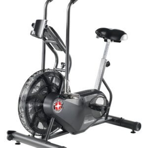 Schwinn Fitness Airdyne AD6, Fitnessbike mit grenzenlosem Luftwiderstand, LCD-Konsole, drahtlose Herzfrequenzmessung, max. Benutzergewicht 136 kg Fitnessbike mit grenzenlosem...