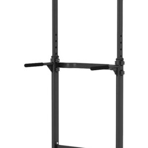 sogesfurniture Power Tower, Dip Station, multifunktionale Kraftstation Kraftturm Trainingsgerät mit Klimmzugstange, höhenverstellbar von 165-210cm, BHEU-PSBB005