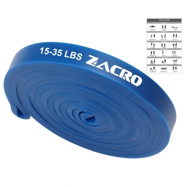 Zacro Resistance Bands, Fitnessbänder Widerstandsbänder, Widerstandsband Set mit Türanker, Fitnessbänder für Yoga, Pilates, Training, Physiotherapie, Klimmzughilfe,...