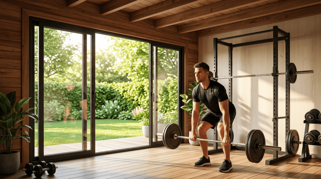 Fitnessraum im Gartenhaus: Dein Home-Gym für Kraftsport 2